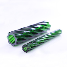 TYGLASS Latest Factory direct sales heat-resistant custom Green borosilicate coloured glass Twist tube